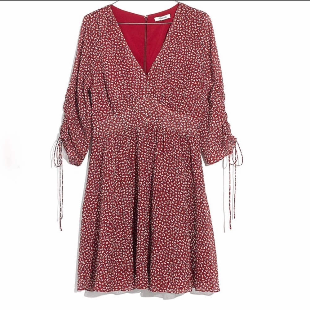 ⭐️NWT Madewell Starviolet Ditsy Flower Mini Dress